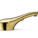 Bobrick B-850 Designer Series Counter-Mounted Automatic Soap Dispenser, Polished Brass, LIQUID